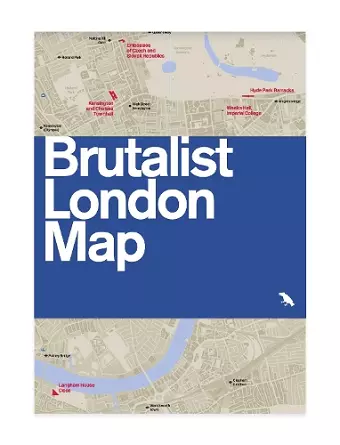 Brutalist London Map cover