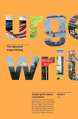 The Journal of Urgent Writing 2017 cover