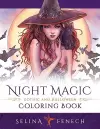 Night Magic - Gothic and Halloween Coloring Book cover