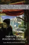 Dante’s Lyric Poetry in Oxford cover