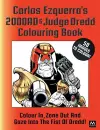 Carlos Ezquerra's 2000ad & Judge Dredd Colouring Book cover