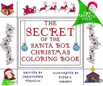 The Secret of the Santa Box Christmas Coloring Book cover