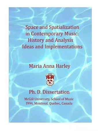 Space and Spatialization in Contemporary Music cover