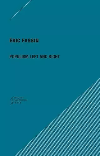 Populism Left and Right cover