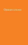 Observations cover