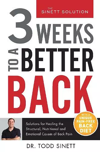 3 Weeks To A Better Back cover