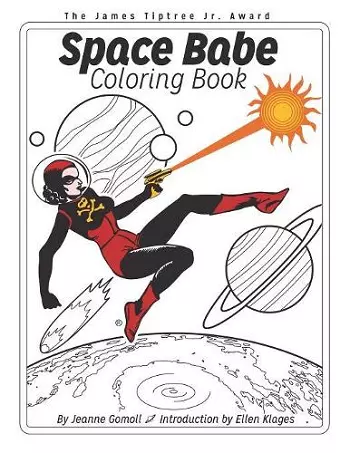 Space Babe Coloring Book cover