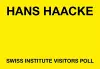 Hans Haacke: Swiss Institute Visitors Poll cover