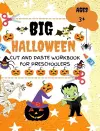 Halloween Cut and Paste Workbook for Preschoolers cover