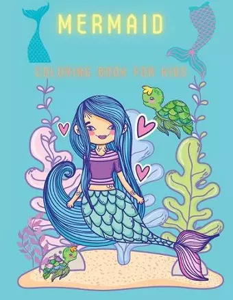 Mermaid Coloring Book For Kids cover