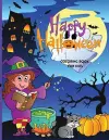 Happy Halloween Coloring Book For Kids cover