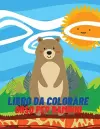 Libro da colorare orso per bambini cover