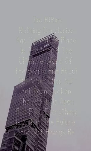 Nothing Conclusive Has Yet Taken Place in the World Etc cover