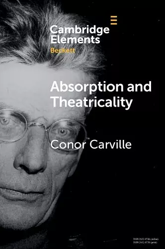 Absorption and Theatricality cover