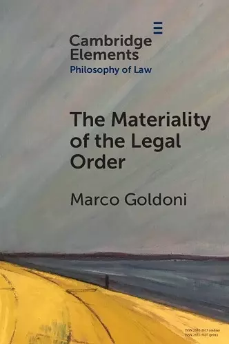 The Materiality of the Legal Order cover