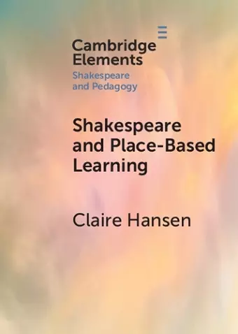 Shakespeare and Place-Based Learning cover