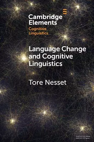 Language Change and Cognitive Linguistics cover