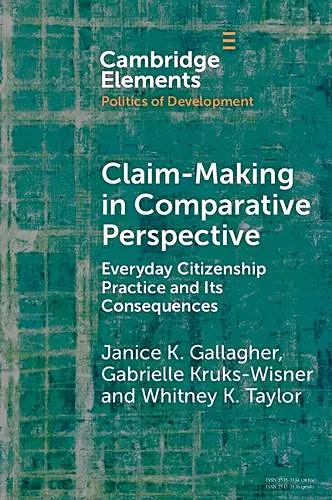 Claim-Making in Comparative Perspective cover