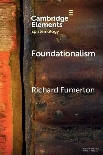 Foundationalism cover
