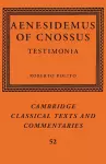 Aenesidemus of Cnossus cover