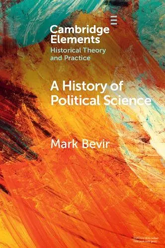 A History of Political Science cover