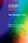 We Need to Talk cover