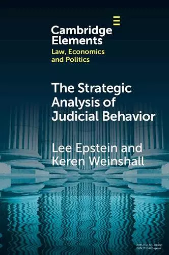 The Strategic Analysis of Judicial Behavior cover