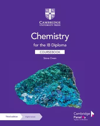 Chemistry for the IB Diploma Coursebook with Digital Access (2 Years) cover