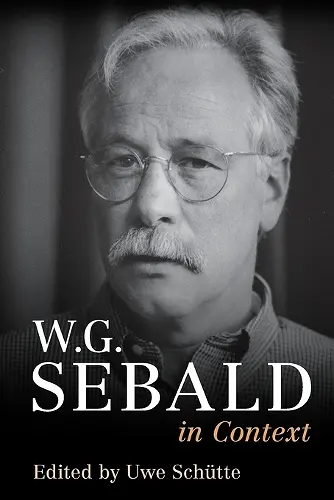 W. G. Sebald in Context cover
