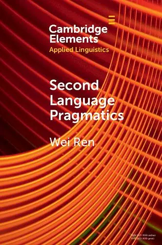 Second Language Pragmatics cover