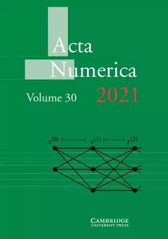 Acta Numerica 2021: Volume 30 cover