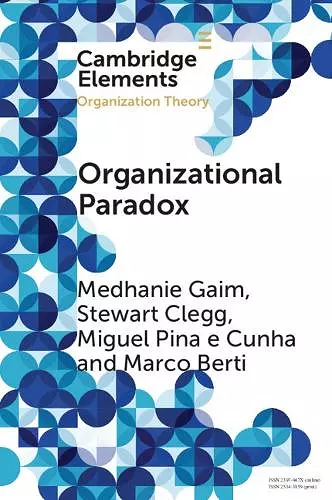 Organizational Paradox cover