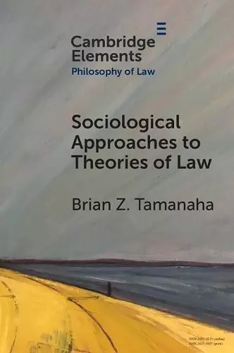 Sociological Approaches to Theories of Law cover