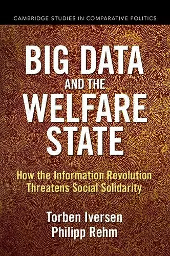 Big Data and the Welfare State cover