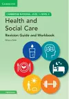 Cambridge National in Health and Social Care Revision Guide and Workbook with Digital Access (2 Years) cover