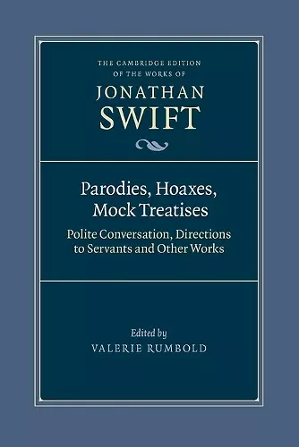 Parodies, Hoaxes, Mock Treatises cover