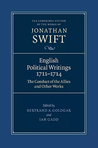 English Political Writings 1711–1714 cover