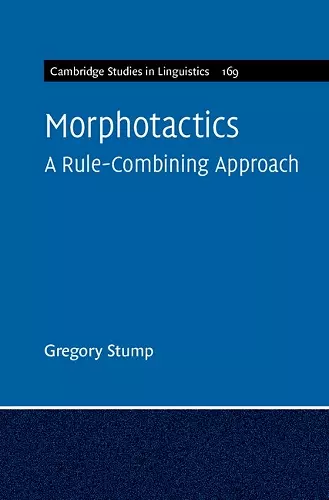 Morphotactics: Volume 169 cover