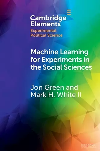 Machine Learning for Experiments in the Social Sciences cover