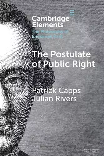 The Postulate of Public Right cover