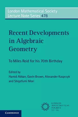 Recent Developments in Algebraic Geometry cover