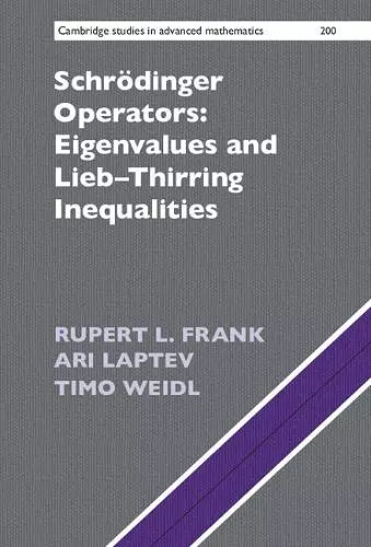 Schrödinger Operators: Eigenvalues and Lieb–Thirring Inequalities cover