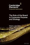 The Role of the Board in Corporate Purpose and Strategy cover