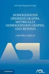 Homogeneous Ordered Graphs, Metrically Homogeneous Graphs, and Beyond 2 Volume Hardback Set cover