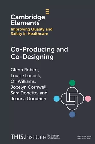 Co-Producing and Co-Designing cover