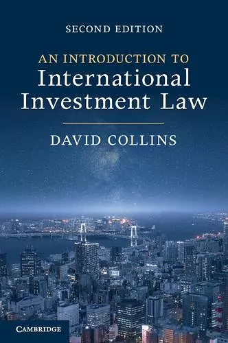 An Introduction to International Investment Law cover