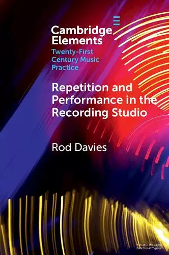 Repetition and Performance in the Recording Studio cover