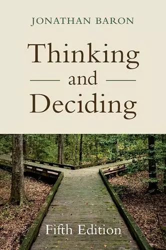 Thinking and Deciding cover