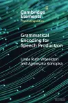 Grammatical Encoding for Speech Production cover