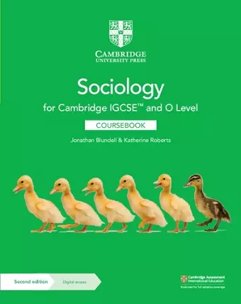 Cambridge IGCSE™ and O Level Sociology Coursebook with Digital Access  (2 Years) cover